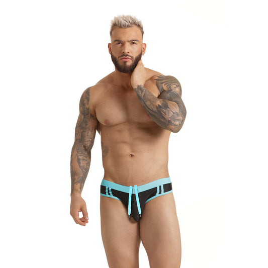 ACTIVE BLACK BLUE SWIM BRIEF