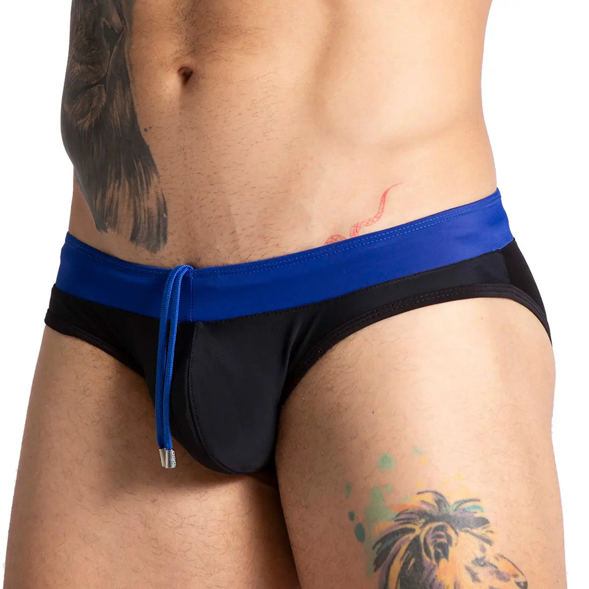 ALFA BLACK BLUE SWIM BRIEF