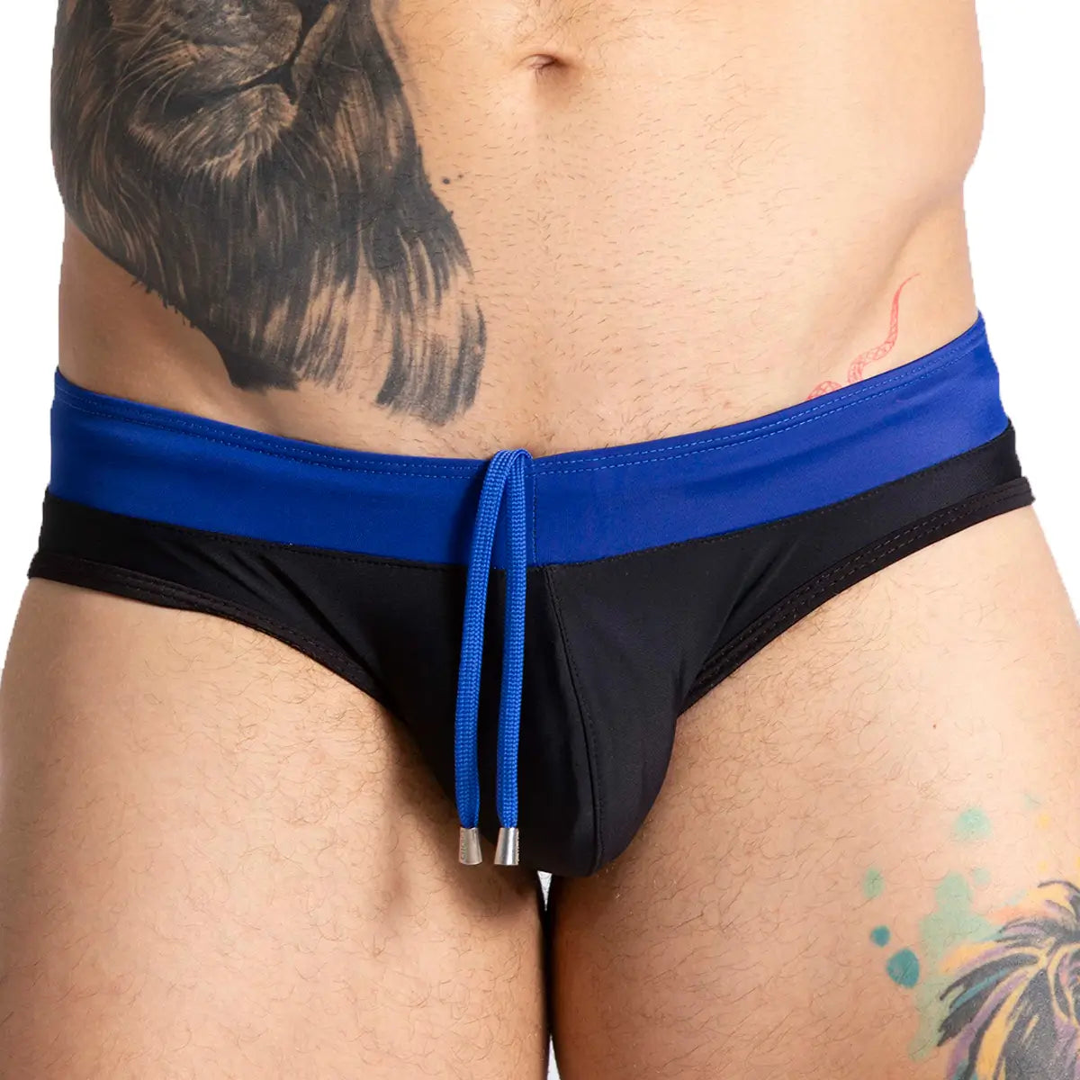 ALFA BLACK BLUE SWIM BRIEF