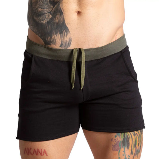 ALFA BLACK GREEN SHORT