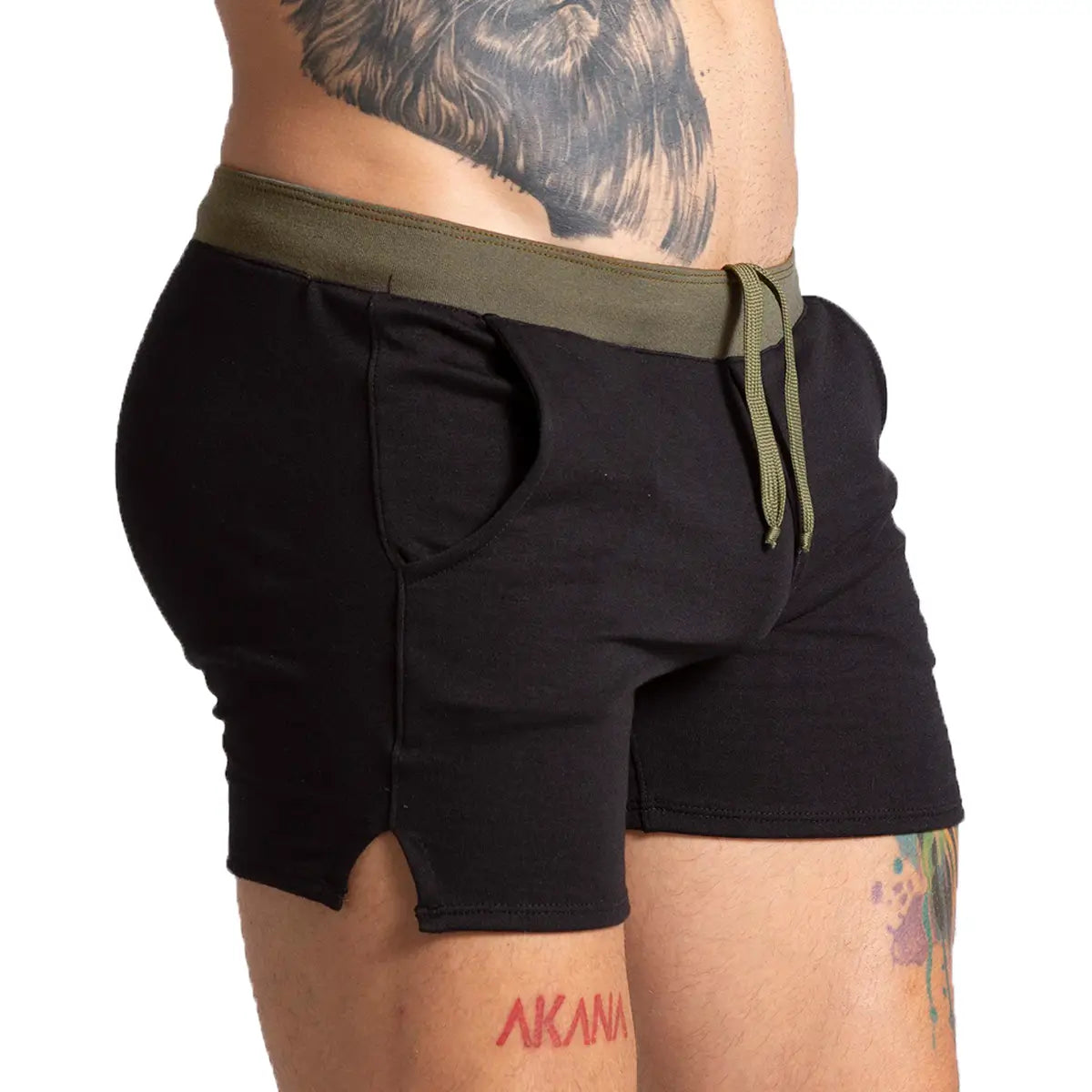 ALFA BLACK GREEN SHORT