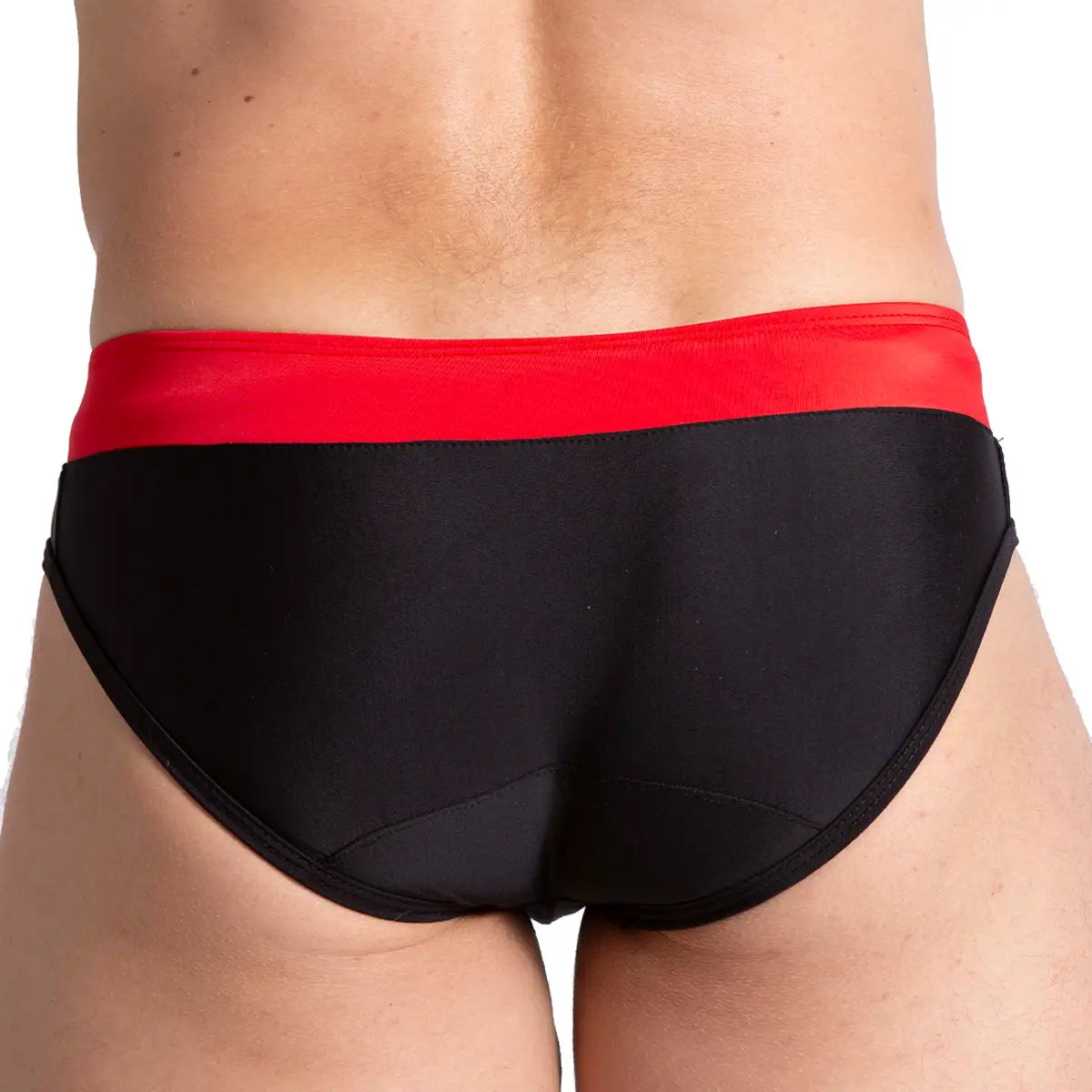 ALFA BLACK RED SWIM BRIEF