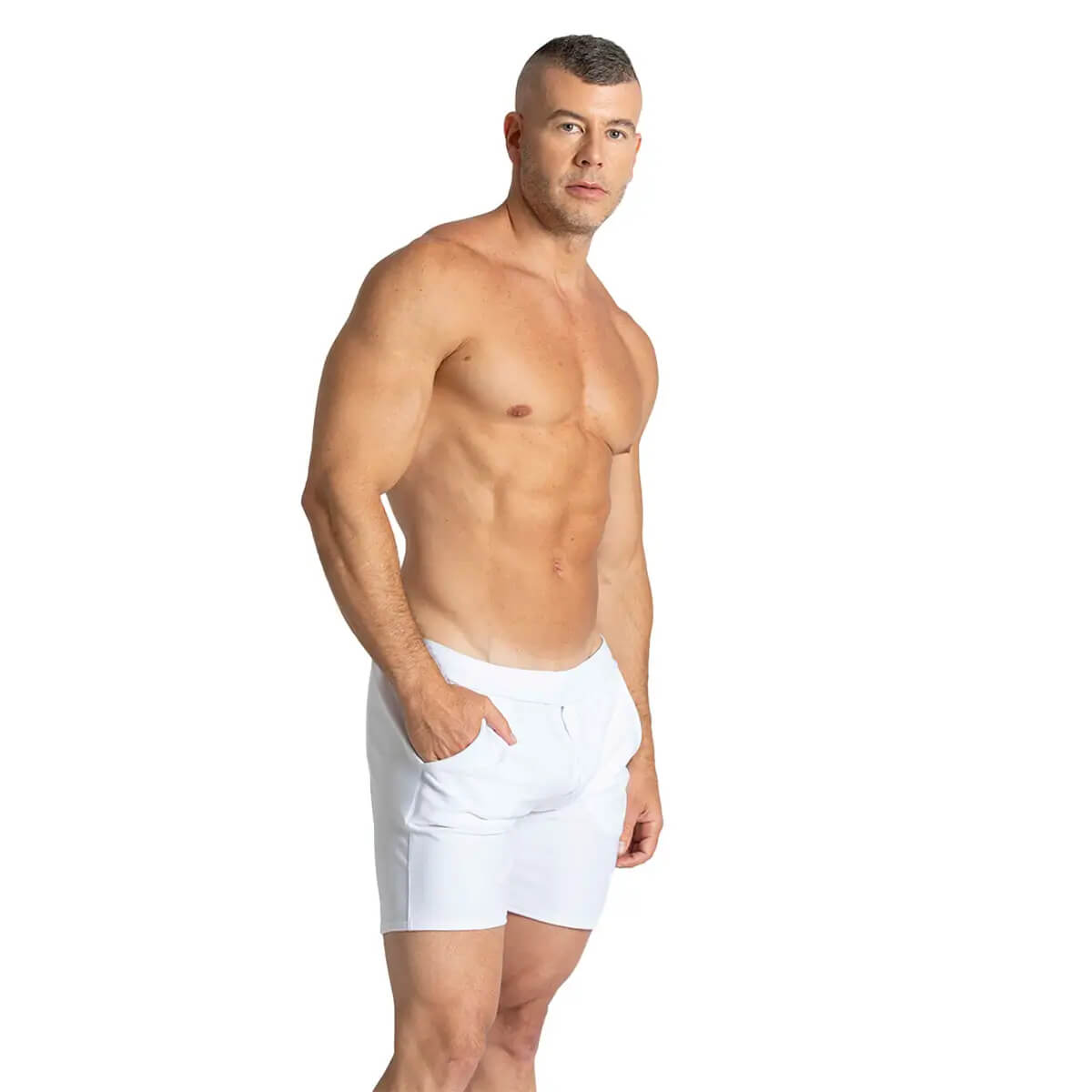 BELUCCI WHITE SHORT