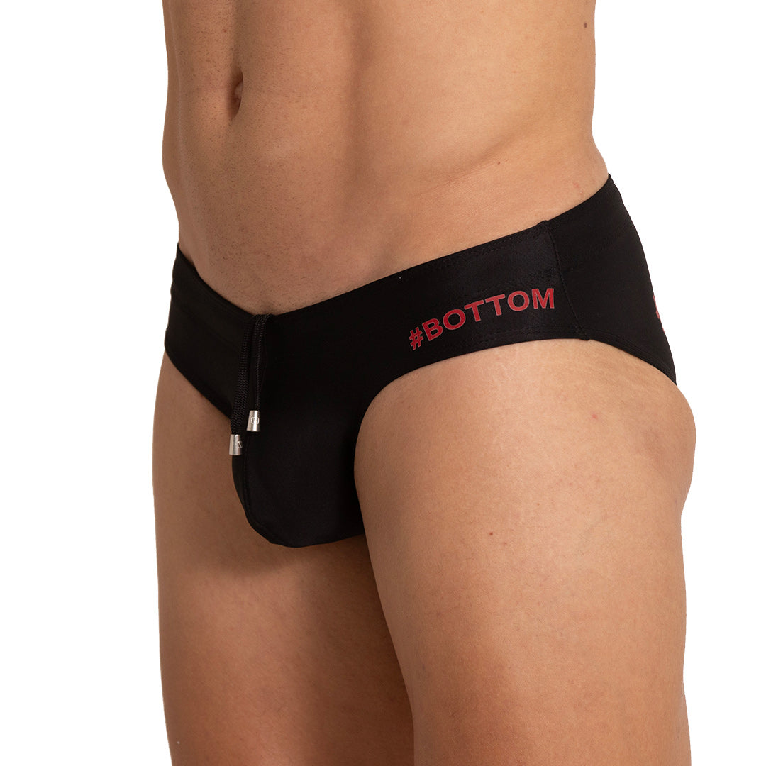 BOTTOM BLACK SWIM BRIEF