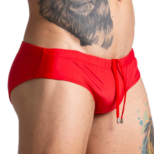 BRAZILIAN RED SWIM BRIEF