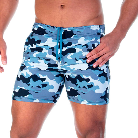 CAMO BLACK BEACHWEAR