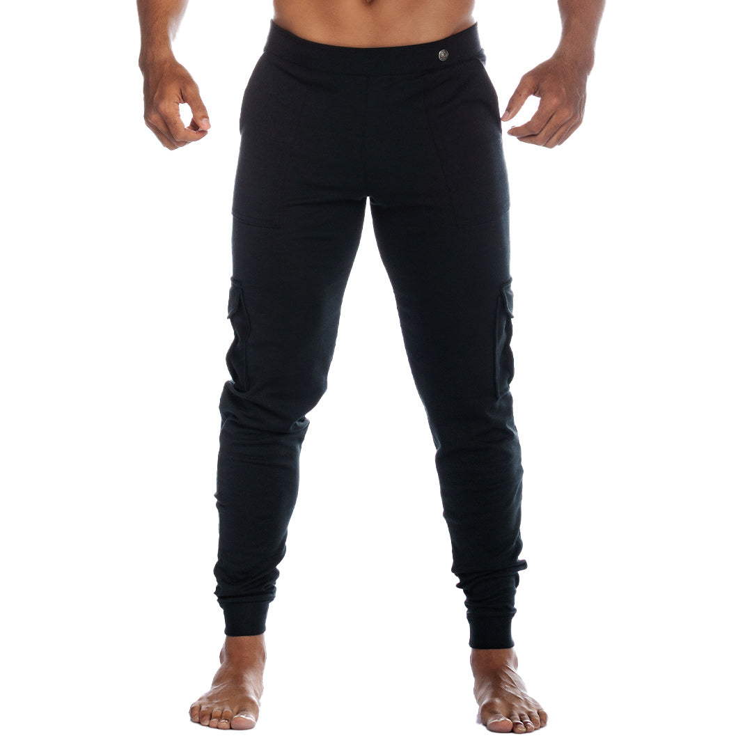 CARGO BLACK SPORTPANTS