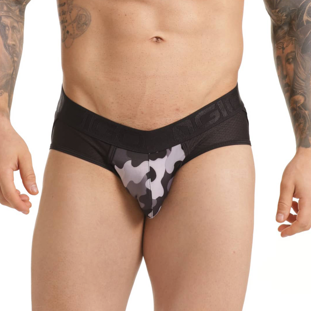 COMBAT GRAY BRIEF JOCKSTRAP