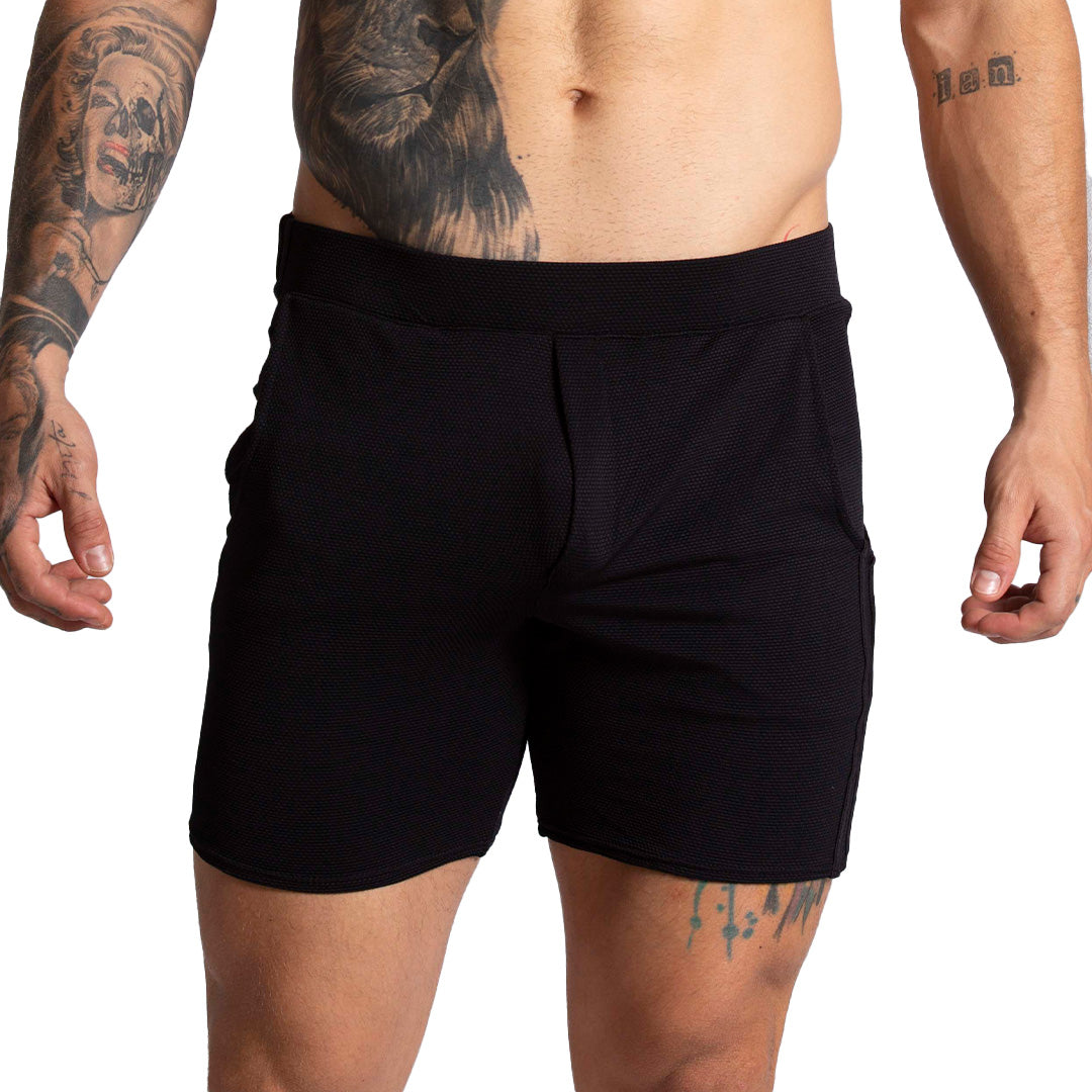 F FETISH BLACK SHORT