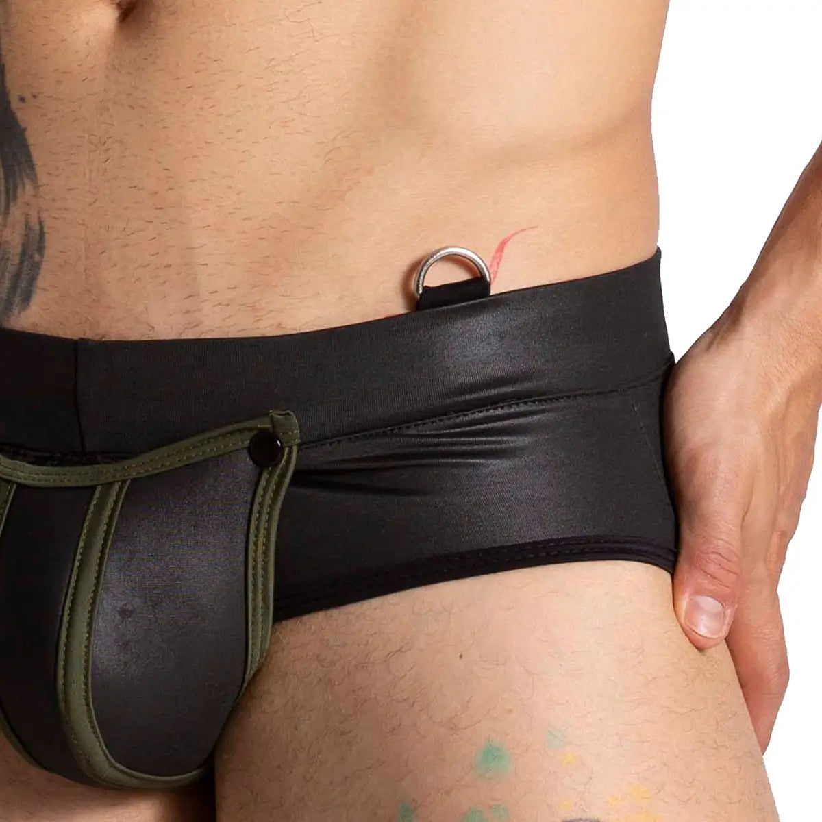 F FETISH GREEN BRIEF