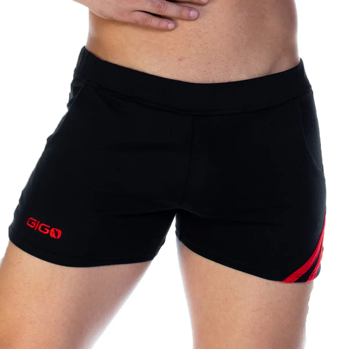 FOREVER HEAVY BLACK RED SHORT