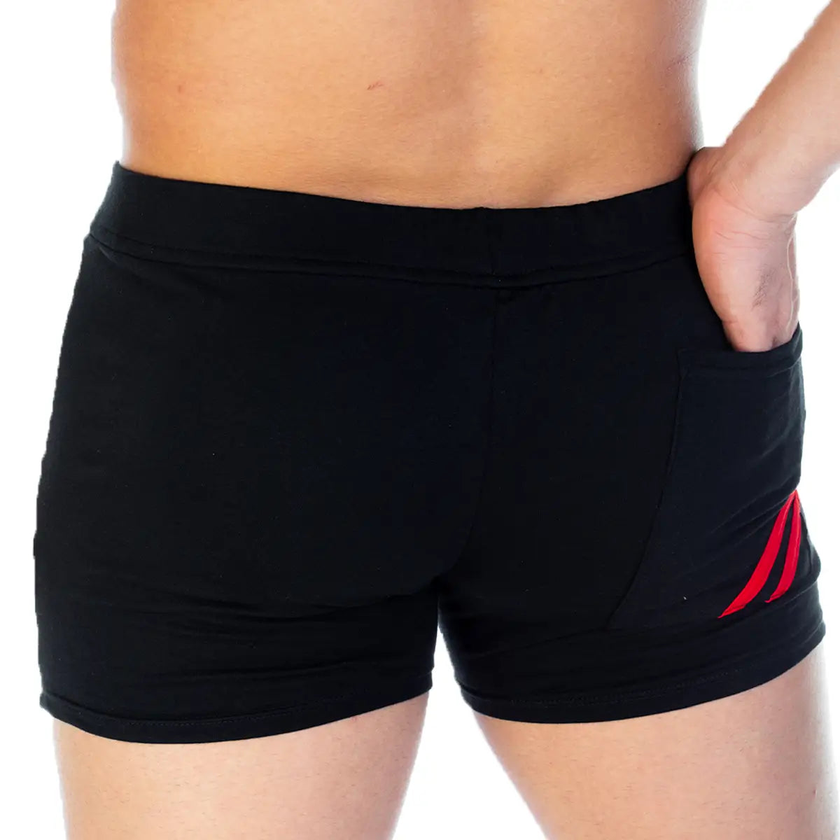 FOREVER HEAVY BLACK RED SHORT