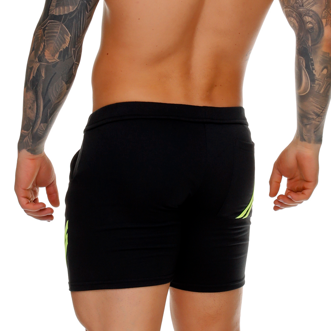 FOREVER LONG BLACK SHORT