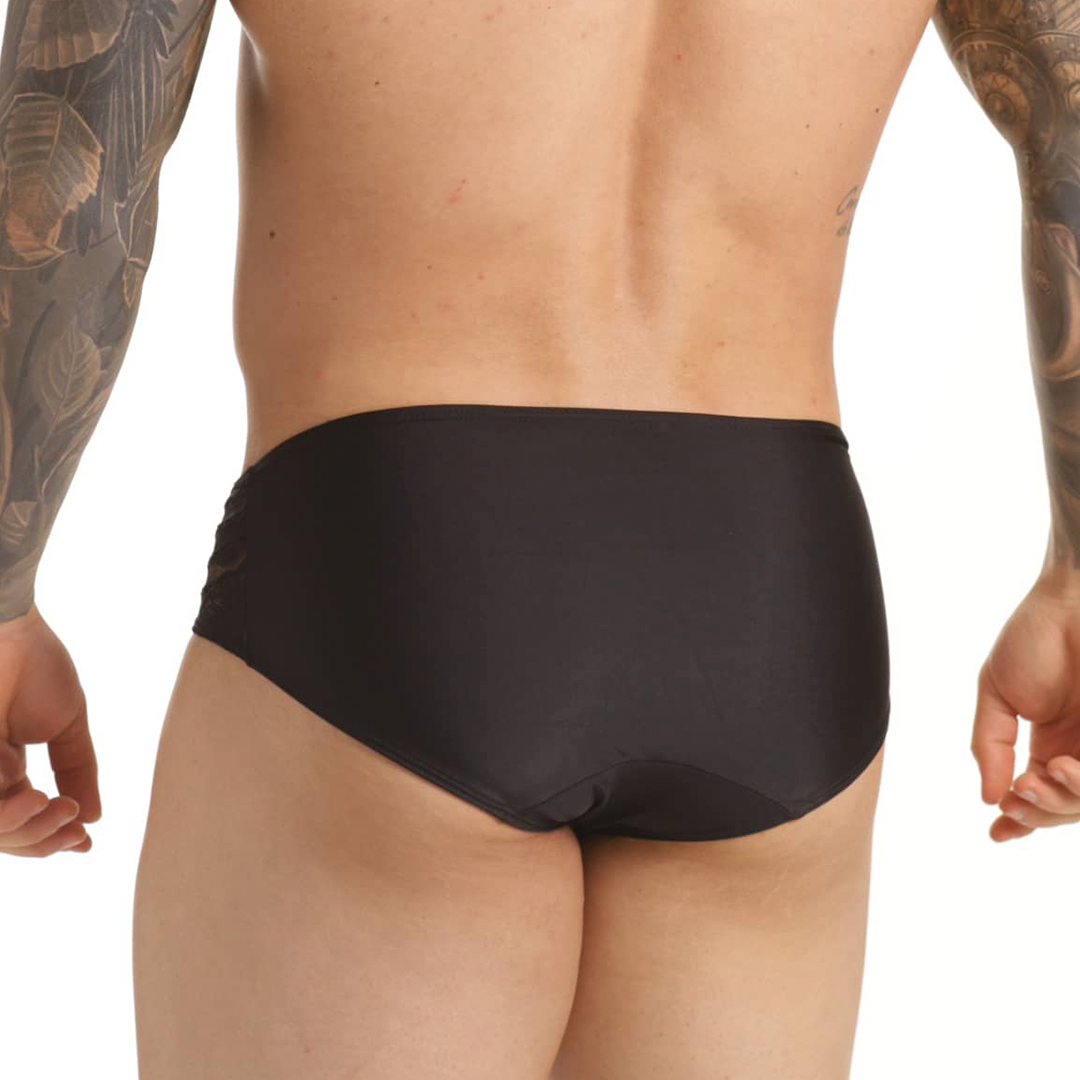 HINDU BLACK SWIM BRIEF