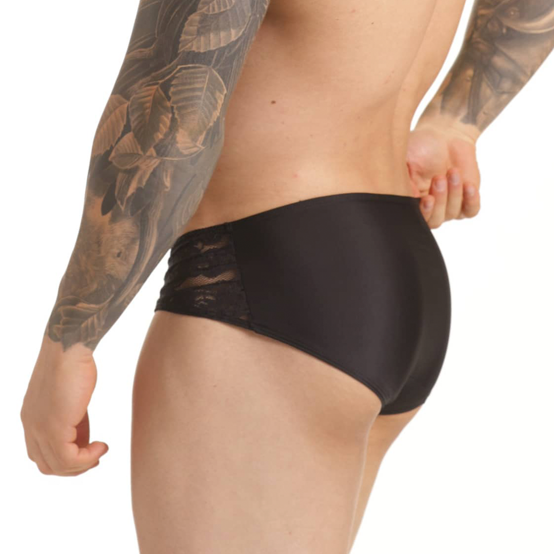 HINDU BLACK SWIM BRIEF