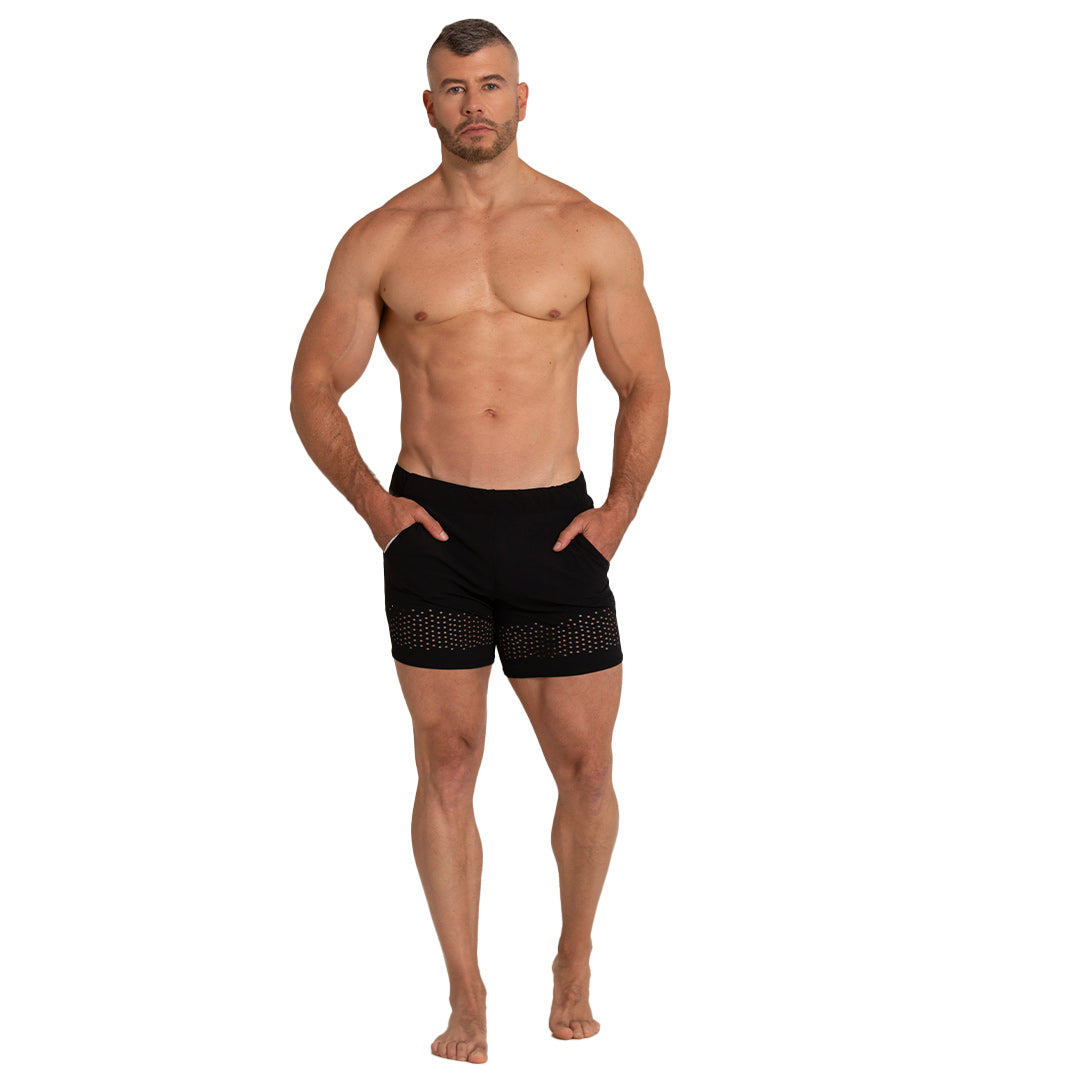 HOLE BLACK BEACHWEAR