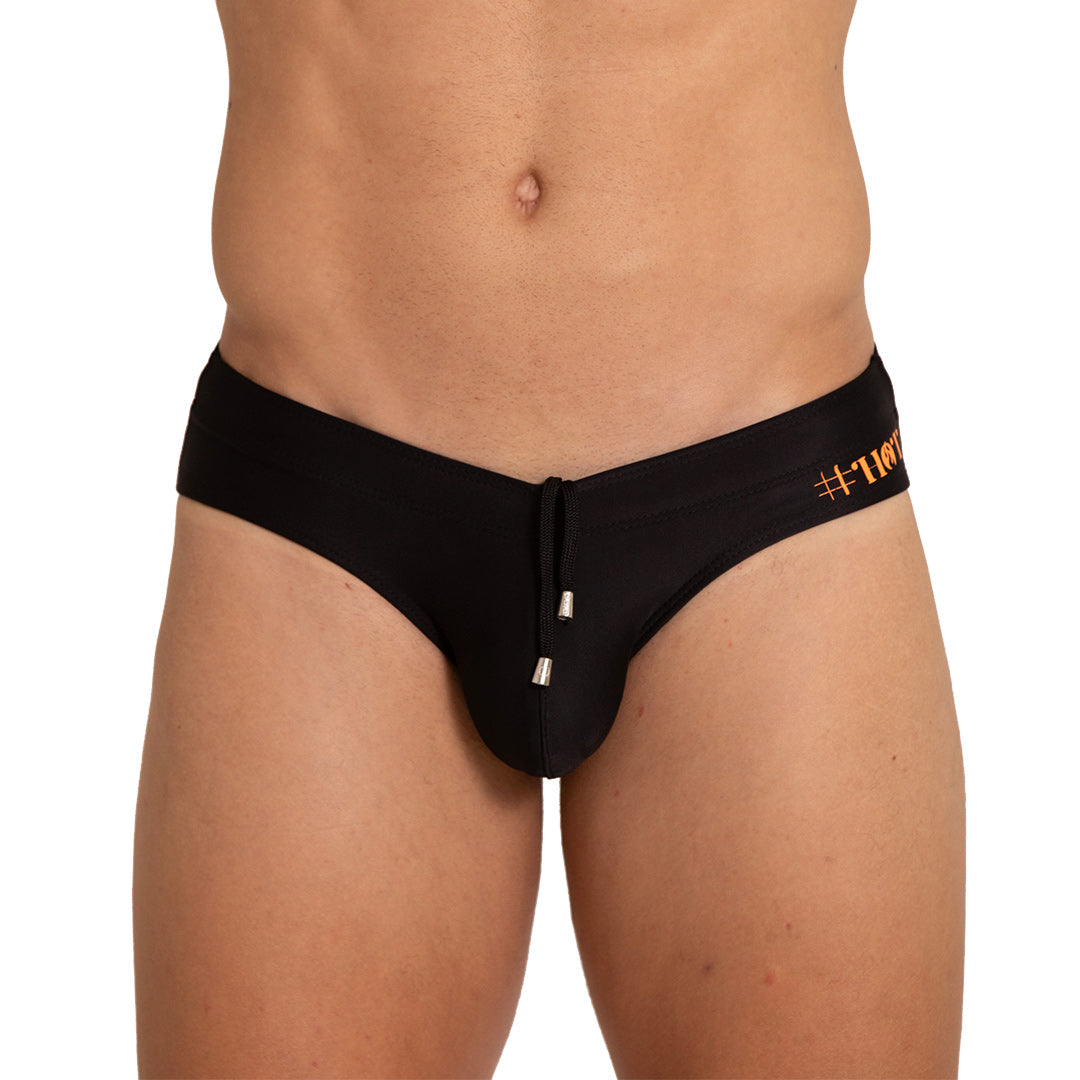 HOT BLACK SWIM BRIEF