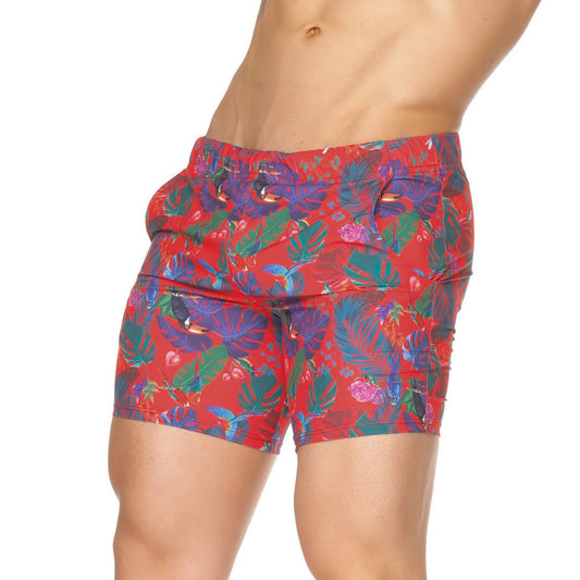 MACAWS RED BEACHWEAR