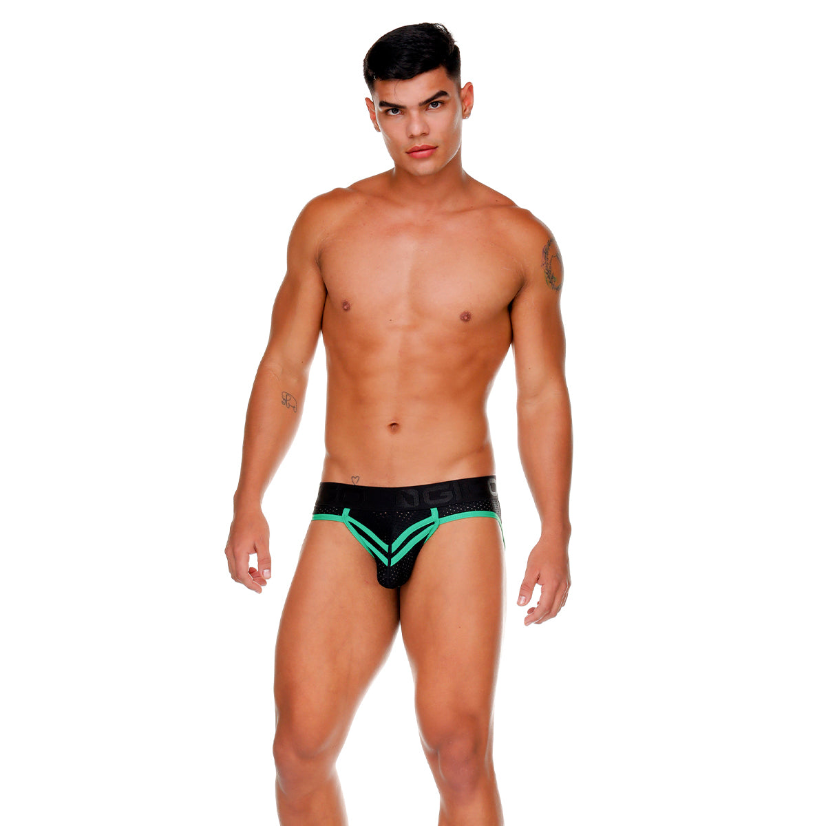 MEDIEVAL GREEN BRIEF JOCKSTRAP