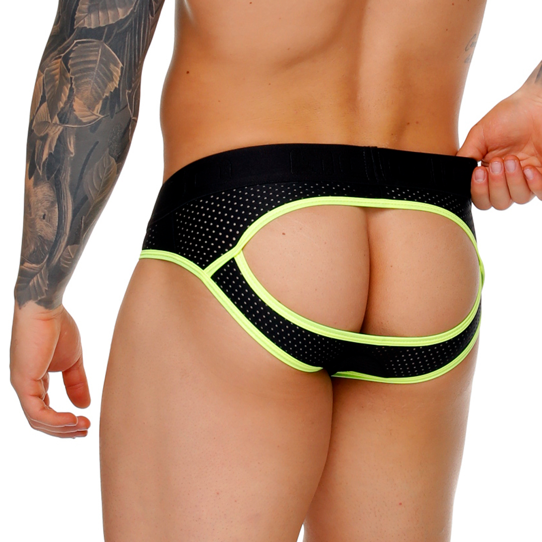 MEDIEVAL YELLOW BRIEF JOCKSTRAP