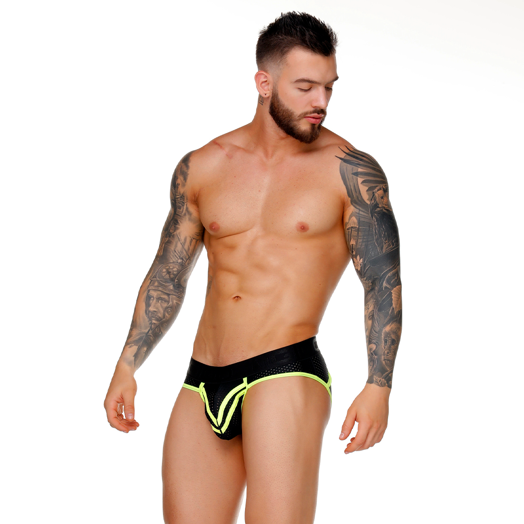 MEDIEVAL YELLOW BRIEF JOCKSTRAP