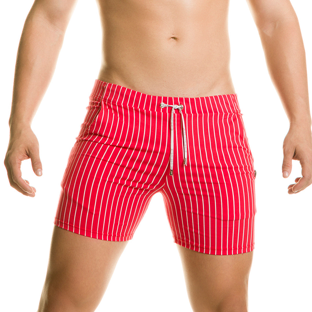 NAVAL RED BEACHWEAR