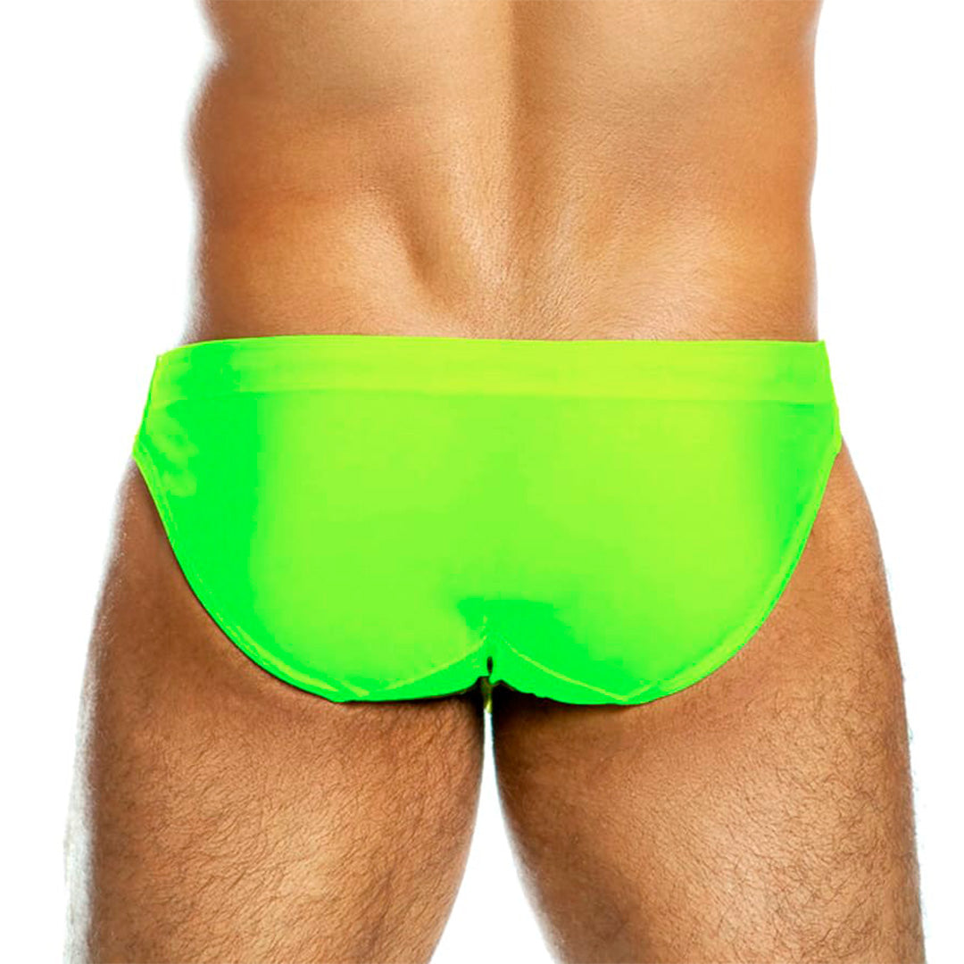 NEON GREEN SWIM BRIEF