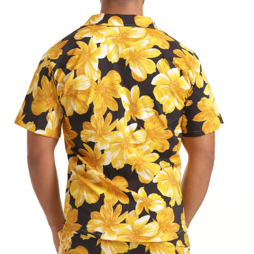 FLOWERS YELLOW SHIRT