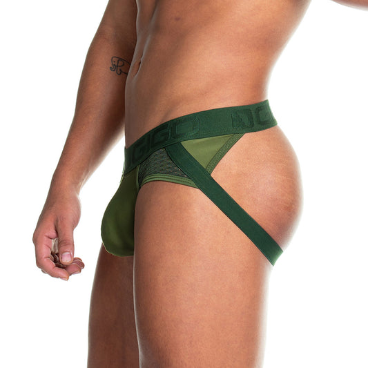 PRUDENCE GREEN BRIEF JOCKSTRAP