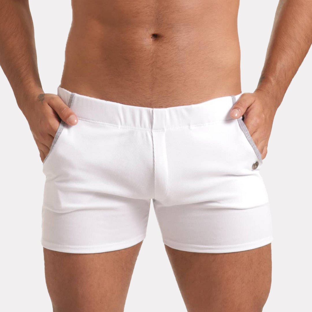 SCANALING WHITE SHORT