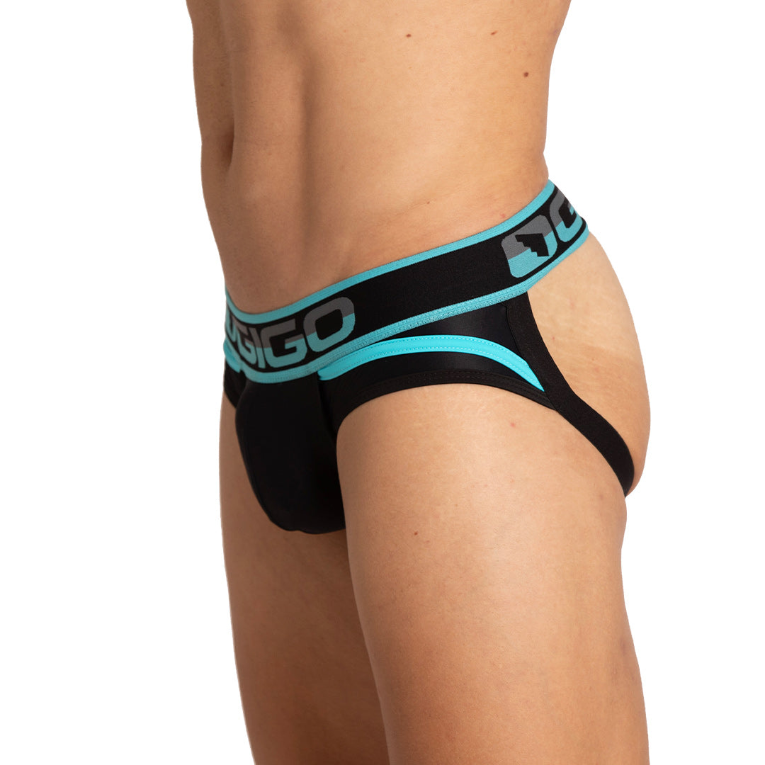 STYLE BLACK BRIEF JOCK