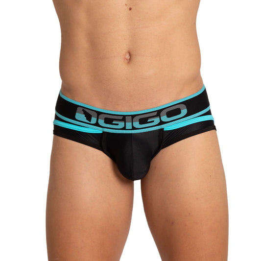 STYLE BLACK BRIEF JOCK