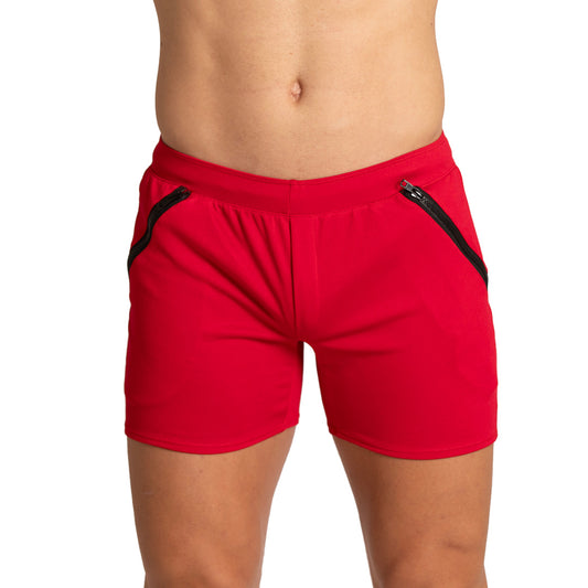 TRAINING RED SHORT