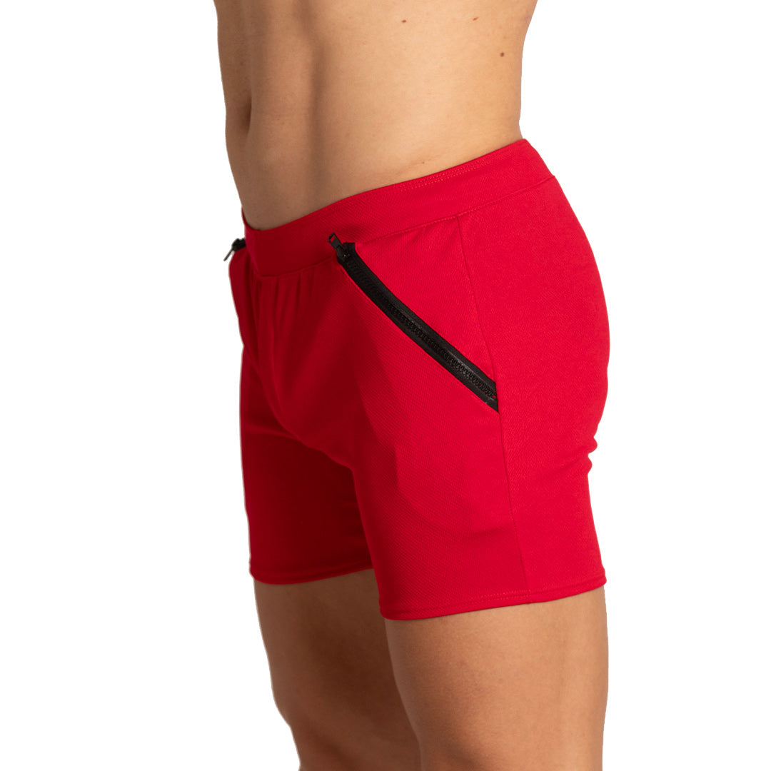 TRAINING RED SHORT