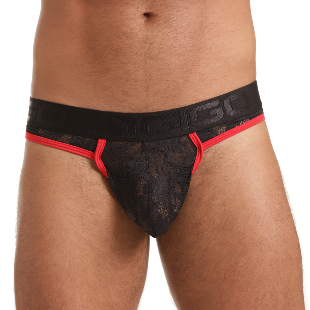 VIBRANT BLACK BRIEF GSTRING